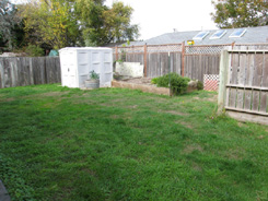 Backyard and shed